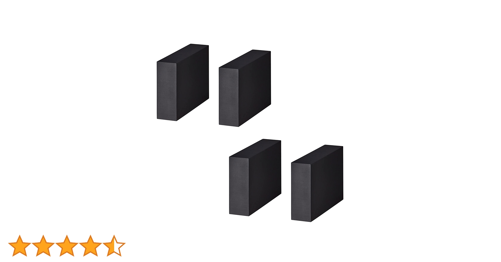 Amazon.co.jp: ハヤミ工産 スピーカースタンド ブロック型 4個1